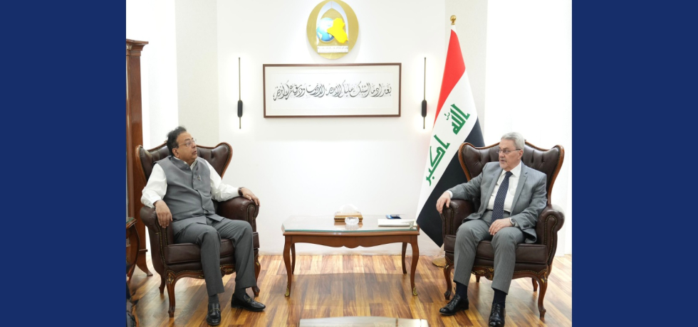 On 09 July, Ambassador Soumen Bagchi called on H.E. Mr. Mohammed Hussein Bahr Al-Uloum, Deputy Minister for Bilateral Relations, Ministry of Foreign Affairs.